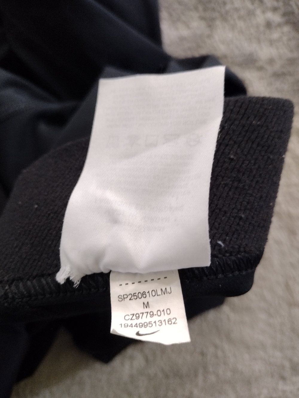 Nike Women’s Pro Mid-Rise Leggings CZ9779 010 Black Size M - Picture 6 of 9